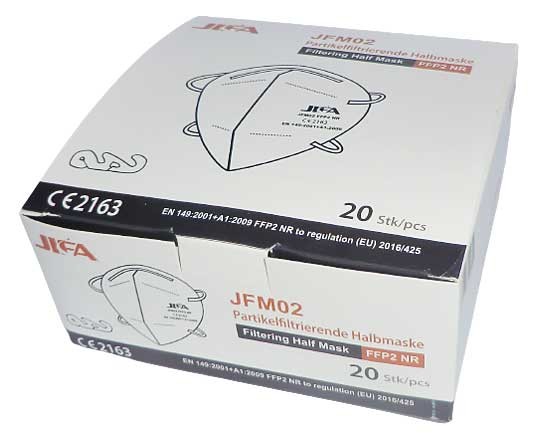 FFP2 Atemschutzmaske JFM02, 20 Stück